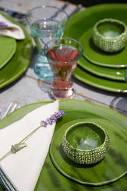 Green Glazed Side Plate