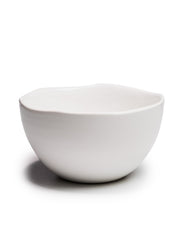 Large White Glazed Bowl