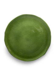 Green Glazed Dinner Plate