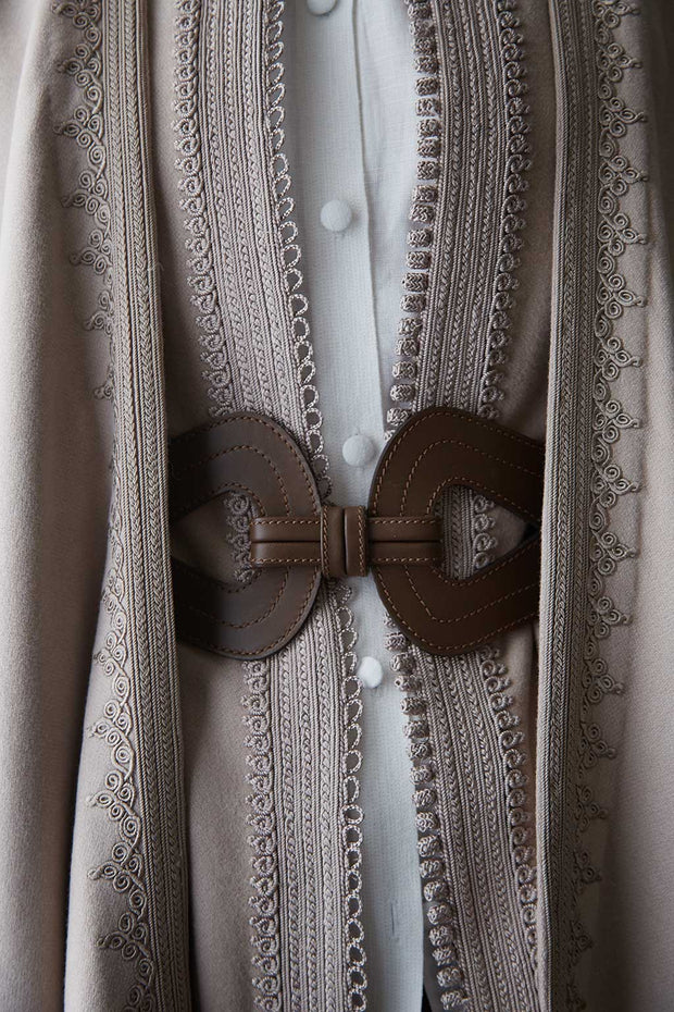 Brown Leather Waist Belt