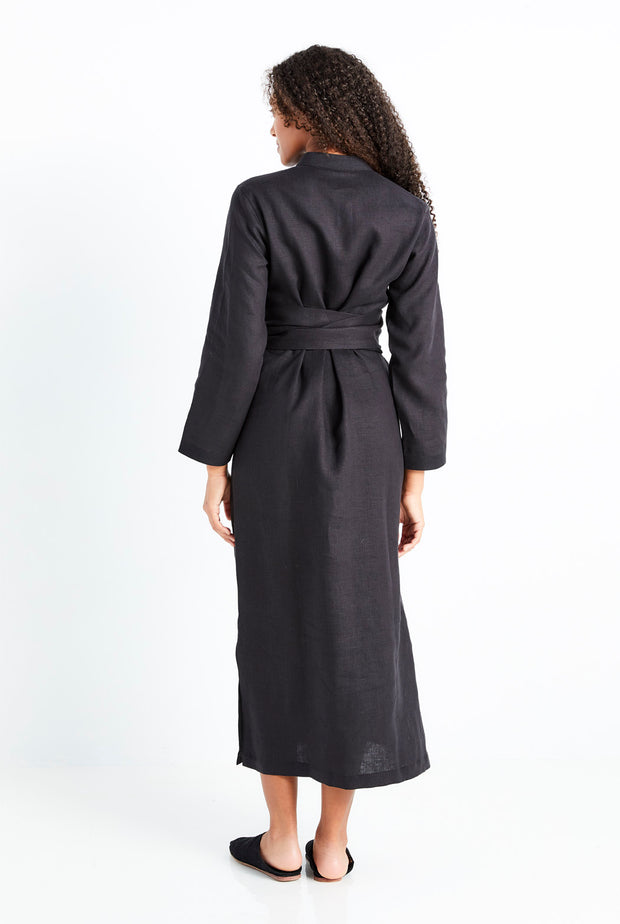 Black Linen Kmiss Dress