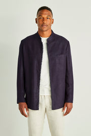 Midnight Blue Moroccan Cashmere Jacket